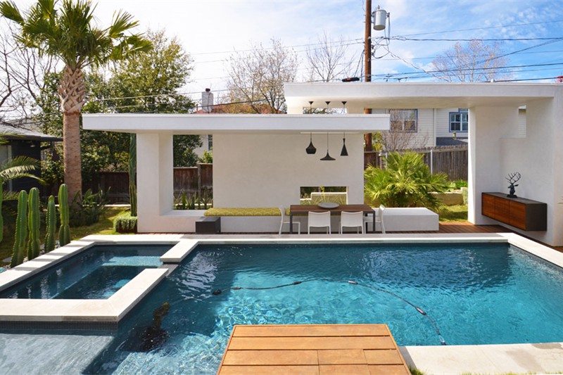 Modern pool cabana 2